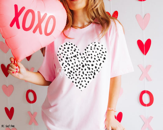 Polka A Dot Heart - Tee