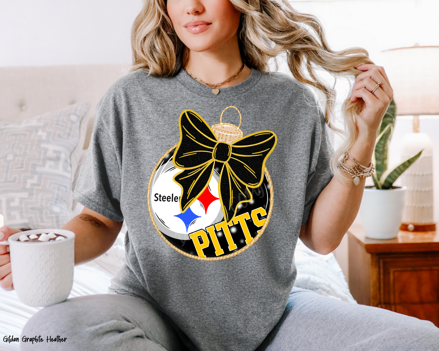 Pittsburgh Christmas Bulb - Tee