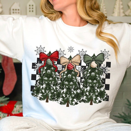 Three Christmas Trees - Sweatshirt