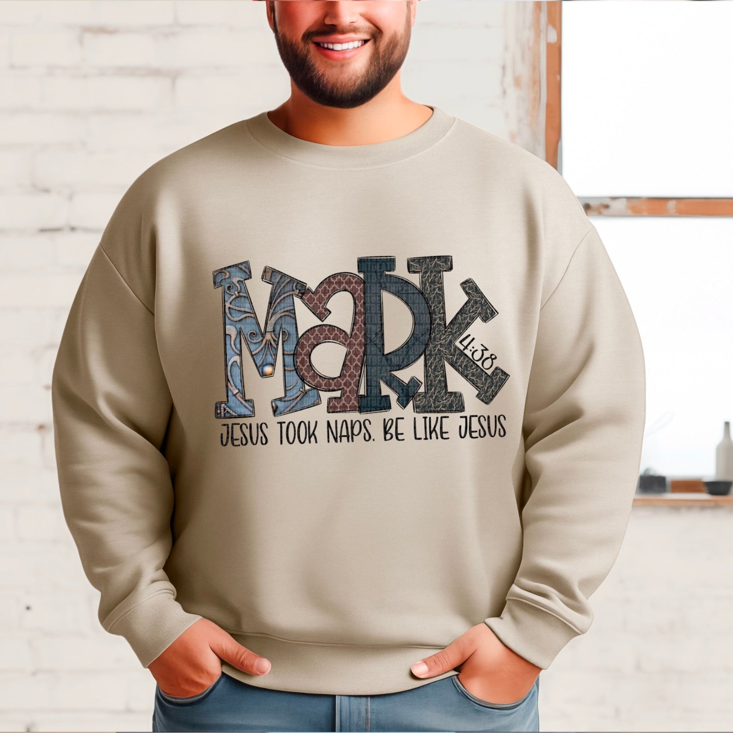 Mark 4:38 - Sweatshirt