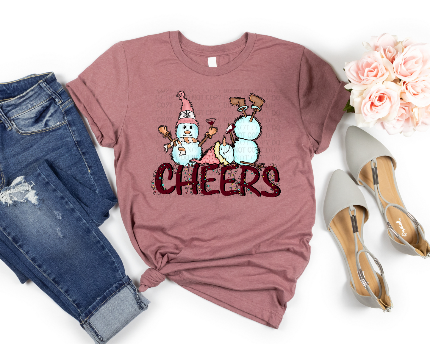 Cheers Snowmen - Tee