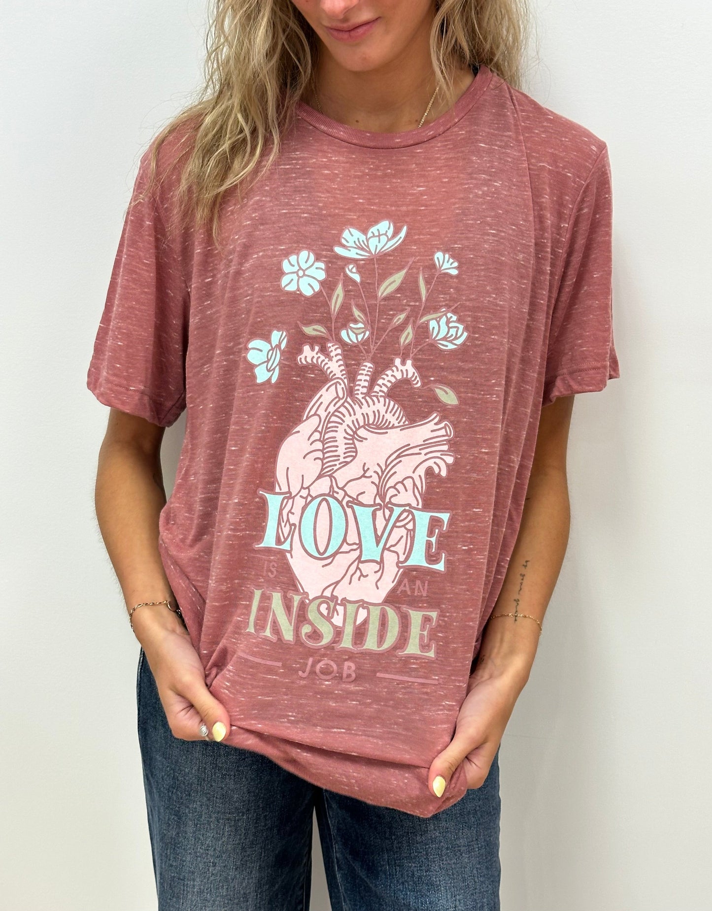 LOVE IS AN INSIDE JOB - RTS (S, M, L, XL, 2X, 3X)