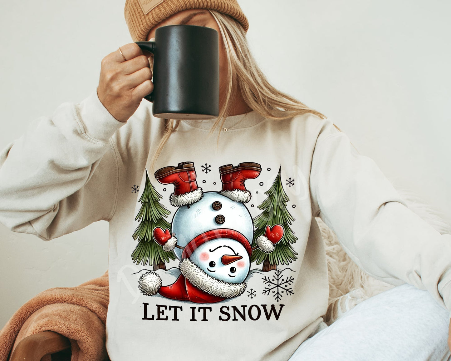 Let It Snow Snowman - Sweatshirt