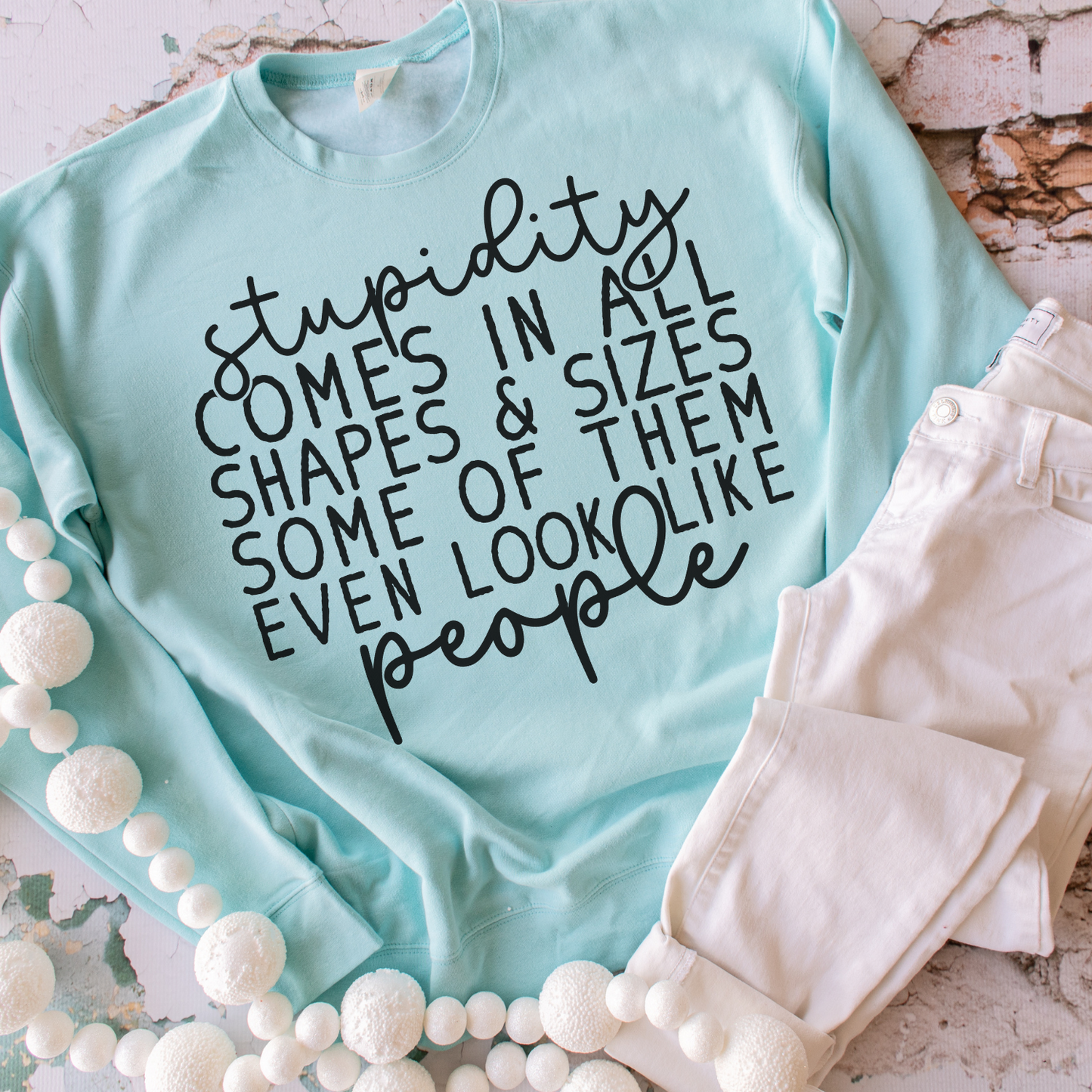 Stupidity Comes In All Shapes & Sizes - Sweatshirt