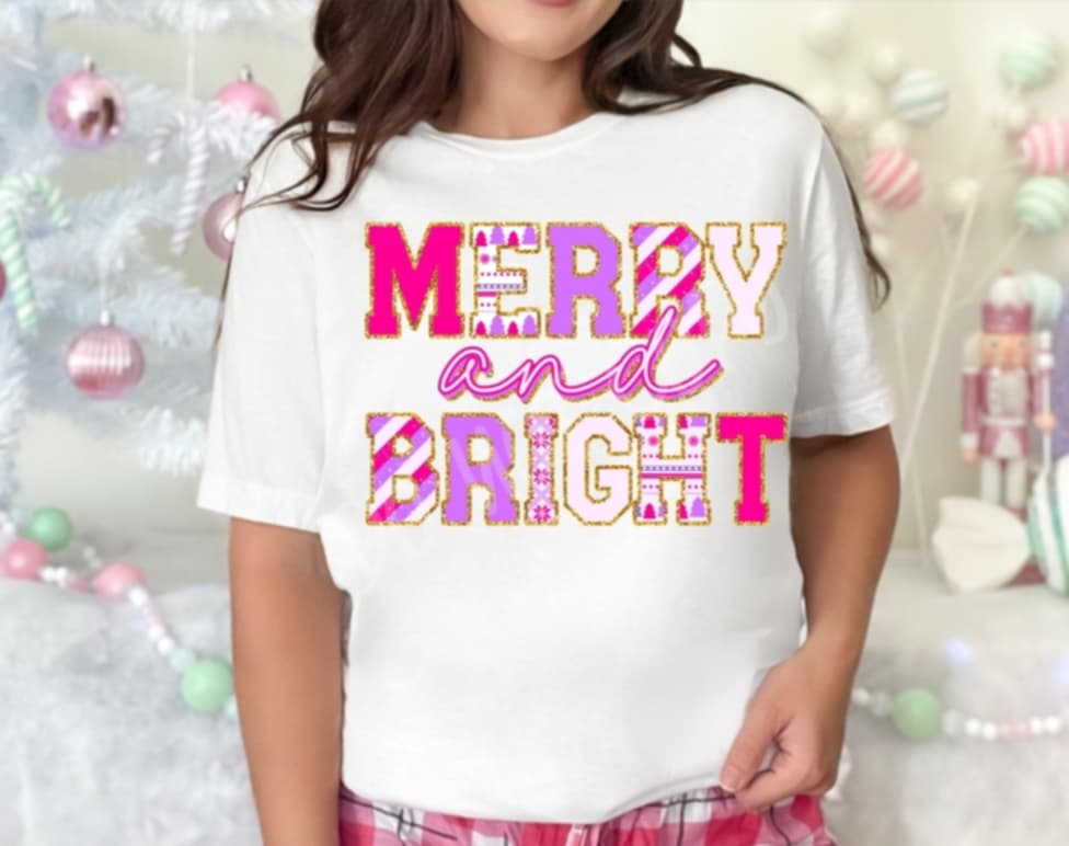 Merry and Bright - Tee