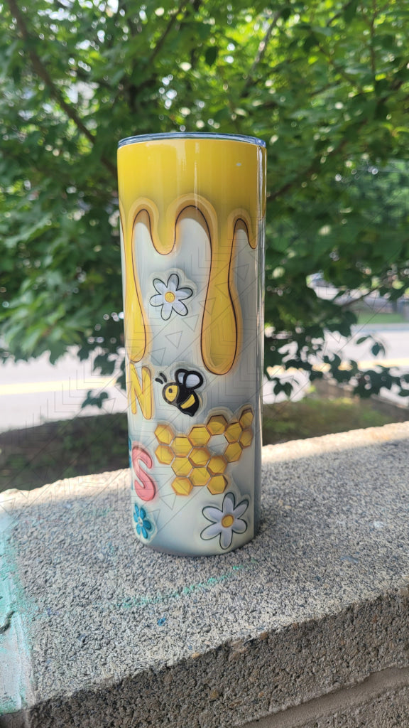 Bee The Reason Someone Smiles Today 3D Puff Tumbler