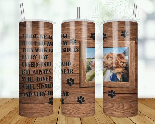 Dog Memorial Custom Photo Tumbler