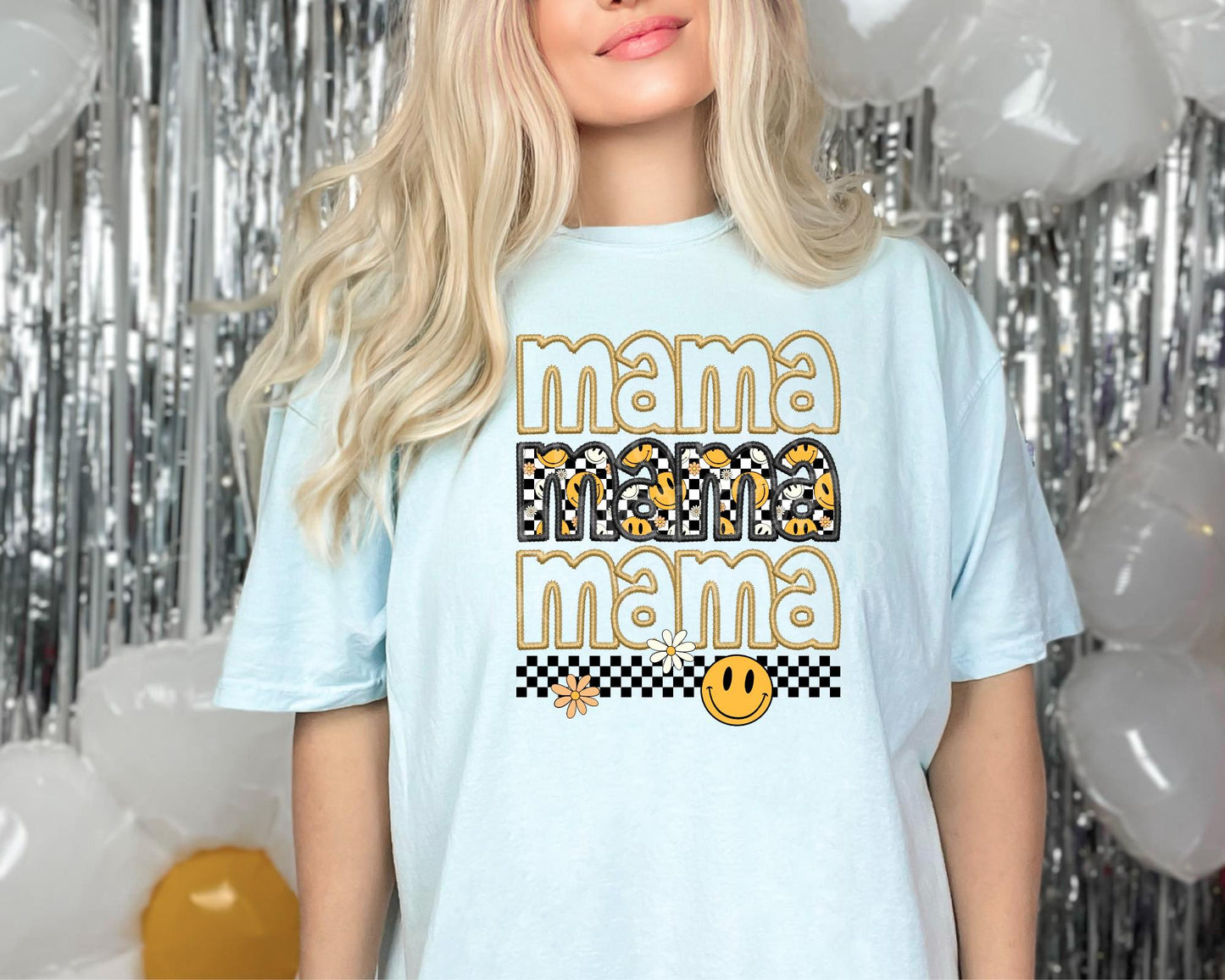 Retro Mama (Faux Embroidery)